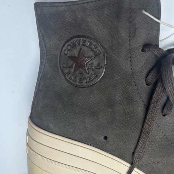 Chuck 70 De Luxe Chunky Heel Platform High Top Sneakers In Coffee Break NWOT 9.5 - Picture 10 of 16